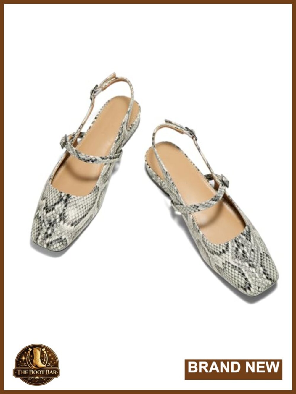 Lambskin Leather Slingback Square Toe Mules Flats Slip On Shoes